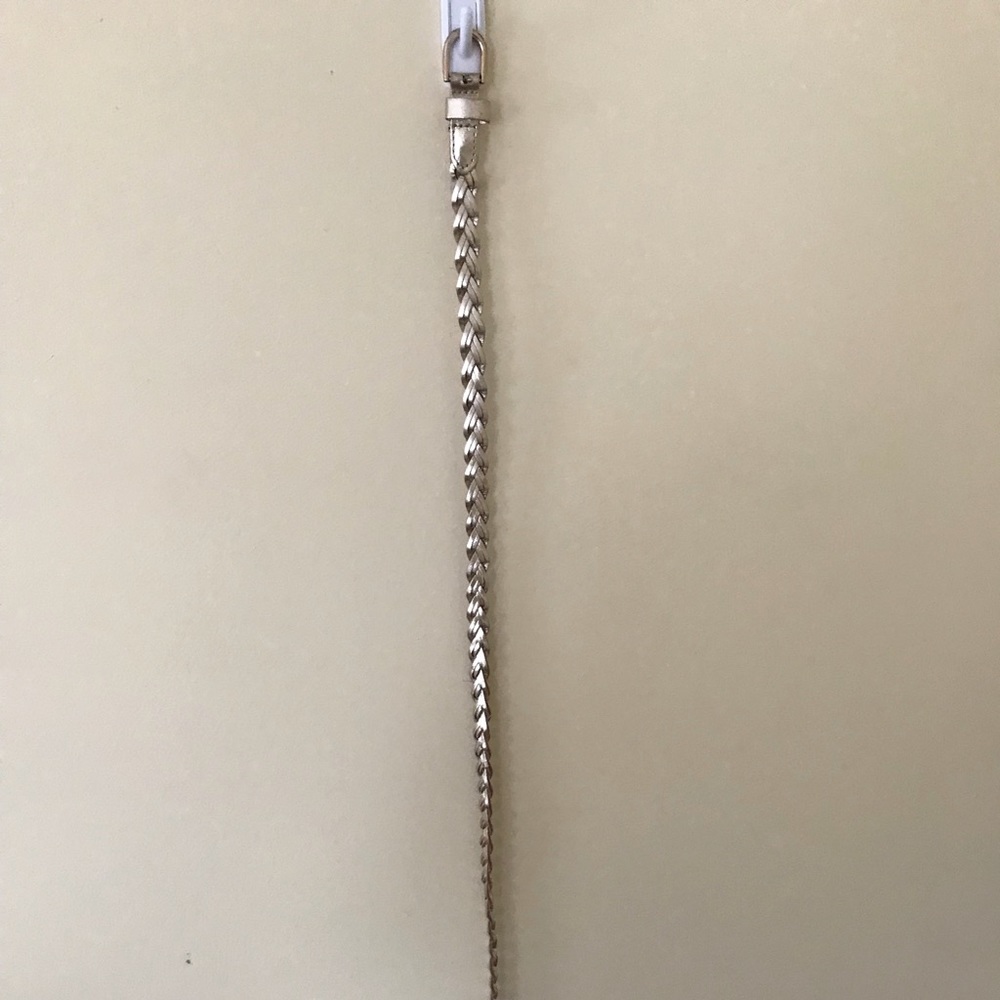 F21 Braided Gold Belt